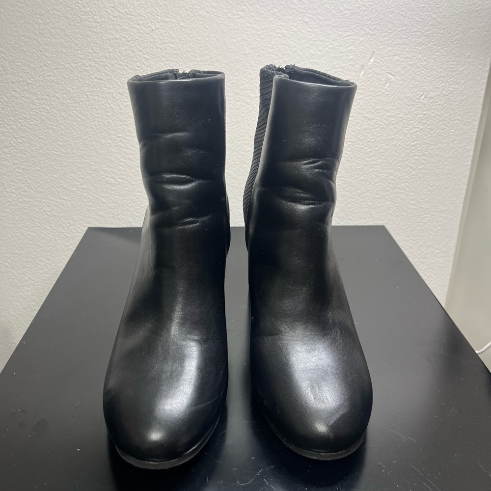 Black ankle boots
